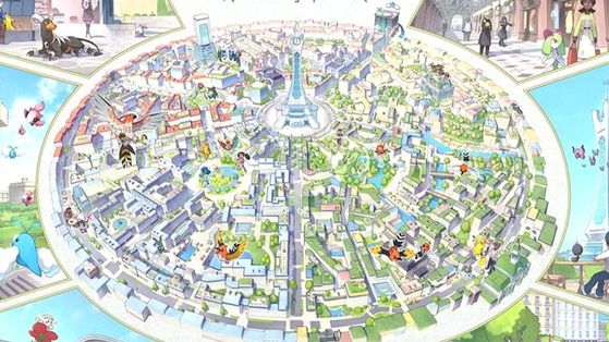 Carte interactive Pokémon ZA : Vis colorées, CT, Pokémon Baron... Complétez vos collections d'Illumis !