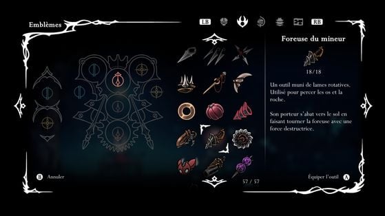 Foreuse du mineur - Hollow Knight : Silksong