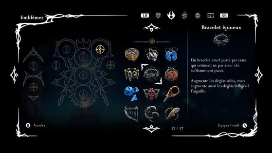 Bracelet épineux - Hollow Knight : Silksong